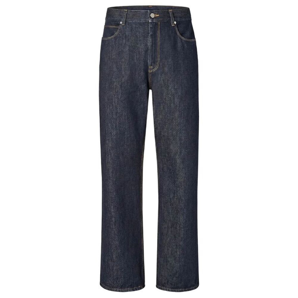 Fendi Men Denim Regular Blu Washed